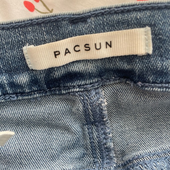 PACSUN Denim Belted High-Rise Jeggings - Picture 4 of 4